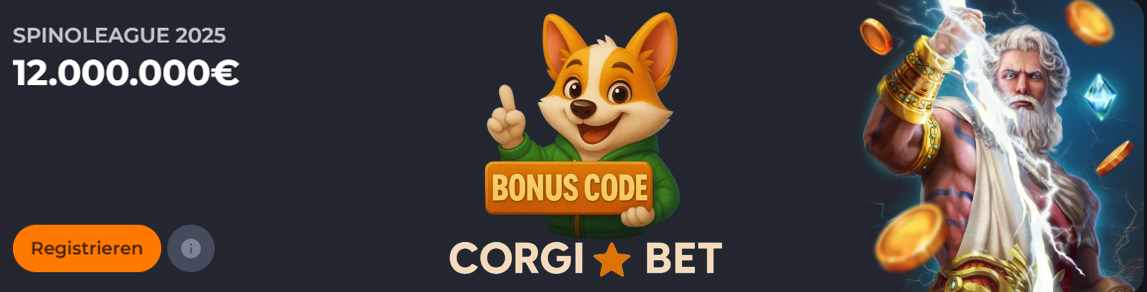 corgi bet bonus code