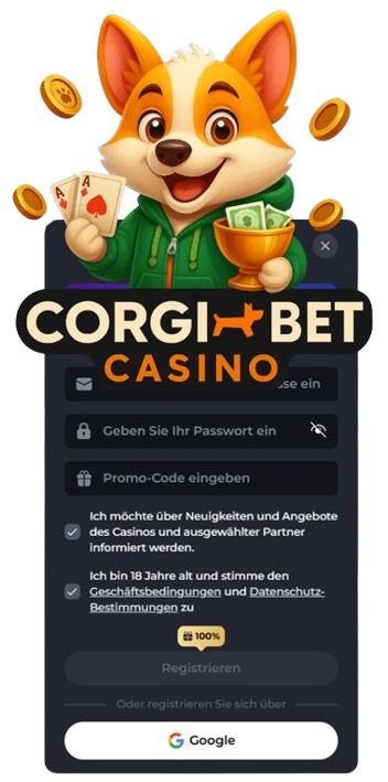 Anleitung zur Registrierung im Corgibet Casino