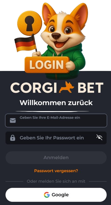 corgibet casino login