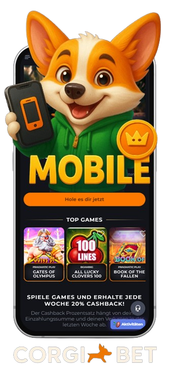 Corgibet Casino Mobile Version